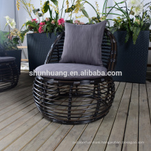 Classic design outdoor garden furniture PE rattan wicker dining set for patio